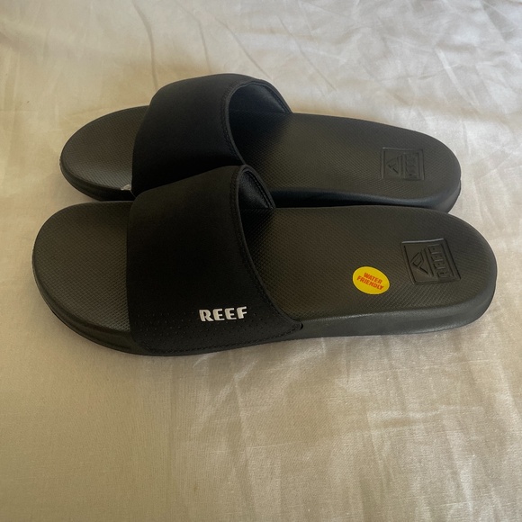 REEF ONE SLIDE MENS SANDALS BLACK SIZE 9 main image 5